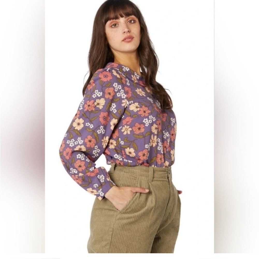 Princess Highway Lilac Floral Blouse